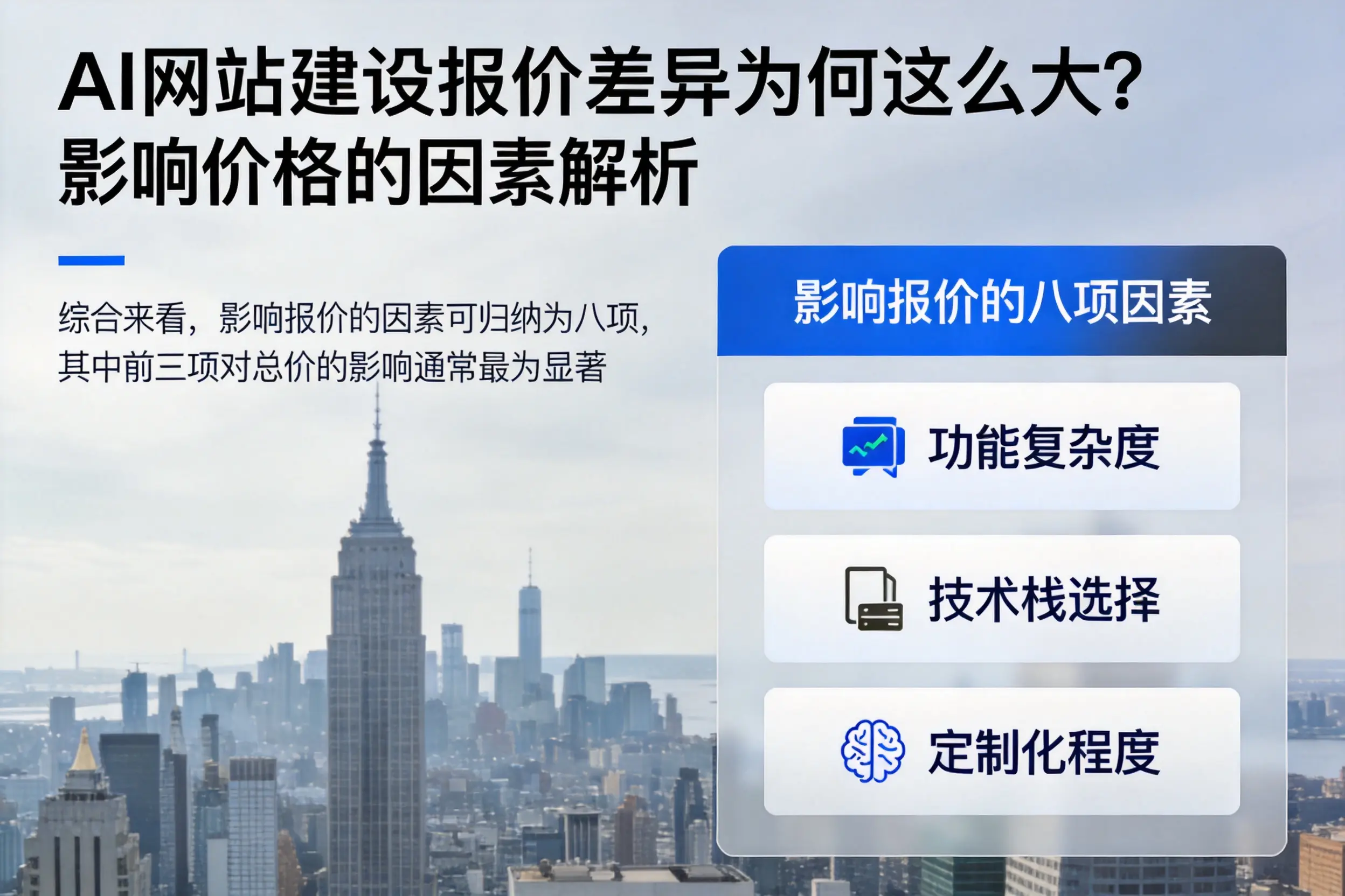 连云港AI网站建设报价差异为何这么大?影响价格的因素解析